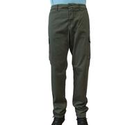 PAUL & SHARK Herren Cargo-Hose Regular Fit mit extra Beintaschen Chino-Hose 13314066 089 Oliv-Grün 52