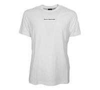PAUL & SHARK Herren-T-Shirt aus Baumwolle mit Aufdruck 13311616 Farbe Weiß, Siehe Foto, Large