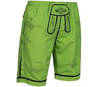 PAULGOS Herren Badehose Badeshorts Optik Trachten Lederhose in 4 Farben Gr. S-3XL