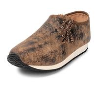PAULGOS Herren Sneaker Echtes Leder Freizeitschuhe Optik Trachtenschuhe Haferlschuhe Haferl in 3 Farben Gr. 39-47 (Whiskybraun, EU Schuhgrößensystem, Erwachsene, Numerisch, M, 44)