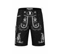 PAULGOS Herren Trachten Jogginghose, Optik Trachten Lederhose, Kurz in 3 Farben Gr.S-5XL JOK3