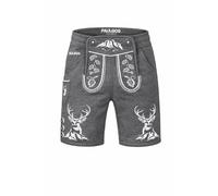 PAULGOS Herren Trachten Jogginghose, Optik Trachten Lederhose, Kurz in 3 Farben Gr.S-5XL JOK4