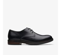 Clarks Herren ermüdungsbeständig, Paul Son Plain Businessschuhe, Lederschuhe, leicht, atmungsaktiv, Anti-Ermüdung, Schwarz, 42 EU