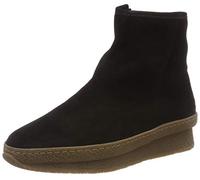 Pavement Damen Nora Wool Stiefeletten, Schwarz (Black Suede 017 017)