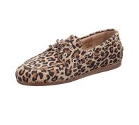 Pavement Slipper Leder Leopard - 39