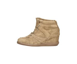 Pavement Stiefelette Veloursleder Hellbraun - 38