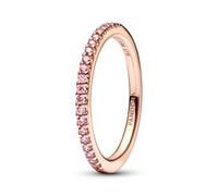 Pavéring für Damen mit Zirkonia, roségold, Timeless