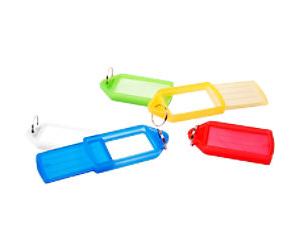 Pavo Sliding RFID Schlüsselanhänger Farbig sortiert 10 Stück