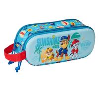 Paw Patrol 3D-Doppelmäppchen für Kinder, ideal für Kinder im Schulalter, bequem und vielseitig, Qualität und Widerstandsfähigkeit, 21 x 6 x 8 cm, blau, M, Casual
