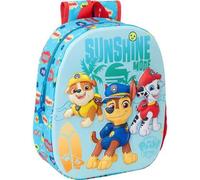 Paw Patrol 3D-Kinderrucksack - geprägter Schulrucksack für Jungen und Mädchen - Rucksack mit lustigem und originellem Design, bequem und sicher ⚫ KOST