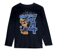 Paw Patrol 4 Jahre Geschenk 4. Geburtstag Chase Kinder Premium Langarmshirt