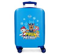 Paw Patrol Always Heroic Kabinenkoffer, blau, 33 x 50 x 20 cm, starr, ABS, seitlicher Kombinationsverschluss, 28,4 l, 2 kg, 4 Doppelräder, Gepäck, Hand, blau, 33x50x20 cms, Kabinenkoffer