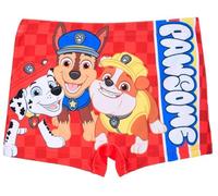 PAW PATROL Badehose Badehsort Jungen Chase Baden Größe 98-116 Schwimmhose (DE/NL/SE/PL, Numerisch, 116, Regular, Rot)