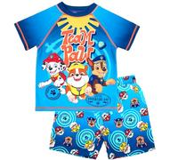 PAW PATROL Badeset für Jungen, 2-teilige Badeshorts und T-Shirt, UV-Sonnenschutz-Schwimmkostüm für Jungen im Alter von 2-6 Jahren