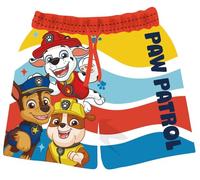 Paw Patrol/Batman Jungen Badehose Badeshorts Schwimmhose mit Elastischer Bund und EIN Netzfutter, Fast trocken Badeboxer Kinder (DE/NL/SE/PL, Alter, 6 Jahre, Regular, Rot)