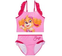 Paw Patrol Bikini Mädchen Badeanzug Set 3-7 Jahre, Elastisch & Verstellbar, Tankini Bademode, Geschenke für Kinder (5-6 Jahre, Rosa Paw Patrol)