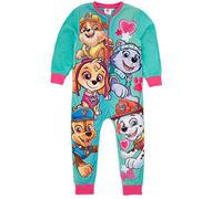 PAW PATROL Blauer Einteiler für Mädchen | All-in-One-Fleece-Loungewear | Chase Skye Trümmer Marshall Everest | Kinder-Pyjama-Pyjama-Schlafanzug-Nachtwäsche | Gemütliche Geschenkartikel - 2-3 Jahre