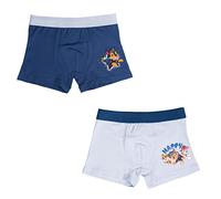 Paw Patrol Boxershorts für Jungen Kinder Unterhose Unterwäsche Blau (2er Pack) (as3, Numeric, Numeric_110, Numeric_116, Regular)