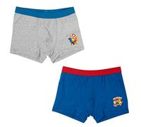 Paw Patrol Boxershorts für Jungen Kinder Unterhose Unterwäsche Grau/Blau (2er Pack) (as3, Numeric, Numeric_122, Numeric_128, Regular, 122-128)