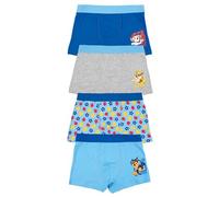 Paw Patrol Boxershorts für Jungen - Kinder Unterwäsche Unterhose Boxer (4er Pack) (DE/NL/SE/PL, Numerisch, 122, 128, Regular, Mehrfarbig)