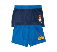 Paw Patrol Boxershorts für Jungen - Unterwäsche Unterhose Boxer Blau (2er Pack) (110)