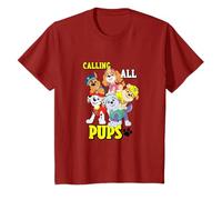 Paw Patrol Calling All Pups Team Group Graphic T-Shirt