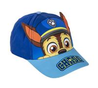 Paw Patrol Chase Kindermütze mit Visier und Ohren 3D verstellbare Kappe Größe 53 cm Sommermütze Sonne Kinder 65% Baumwolle 35% Polyester Offizielles Nickelodeon
