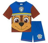 PAW PATROL Chase Schlafanzug mit Kurzarm für Kinder - 100% Baumwolle - 5-6 Jahre: 116cm