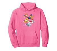 Paw Patrol Chase Skye Rubble Marshall Everest Rescue Geschenke Pullover Hoodie, Unisex für Erwachsene, Leuchtendes Pink, S