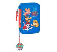 PAW PATROL COOL Schüleretui für Kinder mit 29 Werkzeugen, ideal für Kinder von 5-14 Jahren, Bequem und vielseitig, Qualität und Langlebigkeit, 12.5 x 4 x 19.5 cm, Rot/Blau, M, Casual, rot/blau, M