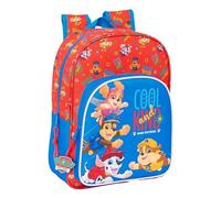 Paw Patrol Cool Schulrucksack für Kinder, Kinderrucksack, anpassbar an Kinderwagen, ideal für Kinder im Schulalter, bequem und vielseitig, Qualität und Widerstandsfähigkeit, 26 x 11 x 34 cm, Rot