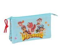 PAW PATROL DINO RESCUE Federmäppchen für Kinder, ideal für Kinder im Schulalter, bequem und vielseitig, Qualität und Widerstandsfähigkeit, 22 x 3 x 12 cm