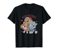 Paw Patrol Everest Skye Liberty Trio Heart Paw Print T-Shirt