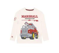 PAW PATROL Fire Rescue Langarmshirt Jungen, Marshall Tshirt Kinder, Langarmshirts für Jungen, Creme 116
