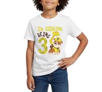 Paw Patrol Geschenk 3 Jahre Geburtstag Rubble Kinder T-Shirt
