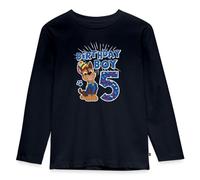 Paw Patrol Geschenk 5 Jahre 5. Geburtstag Chase Kinder Premium Langarmshirt