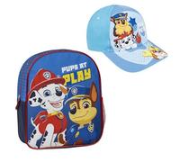 PAW PATROL Geschenkset für Jungs, Rucksack Set, mit Cap, Sonnenbrille, Geschenk (Blau-Hellblau)