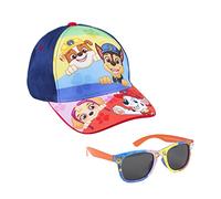 PAW PATROL Hut und Sonnenbrille für Jungen, Verstellbare Kappe, Sonnenbrille mit UV-Schutz, Klassisches Design, Sommerhut, Geschenk für Kinder