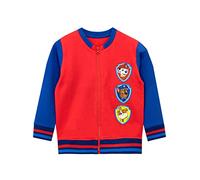PAW PATROL Jacke | Jacken Für Jungen | Chase Marshall Rubble | Zip Sweatshirt Kinder Rot 122