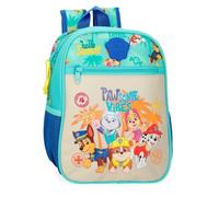 Paw Patrol Joumma Pawsome Vibes Schulrucksack, Kinderrucksack, aus Polyester, mehrere Fächer, breite und verstellbare Träger, blau, Tagesrucksa