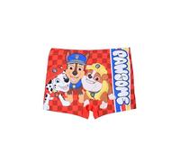 Paw Patrol Jungen Badeanzug, Badeshorts Kinder Badehose, Größen 3 bis 6 Jahre (DE/NL/SE/PL, Alter, 6 Jahre, Regular, Rot)