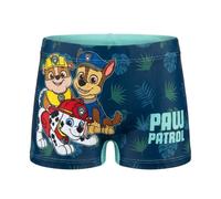 Paw Patrol Jungen Badehose Badeshorts Gr. 98-128, Kurze Swim Shorts mit Chase, Marshall & Rubble, 88% Polyester, 12% Elastan, Farbe: Blau, Bekleidungsgröße: Numeric_98