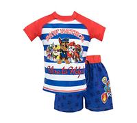 Paw Patrol Jungen Chase Marshall & Gruppe Zwei Stück Swim Set, blau, Size 98 (2-3Years)