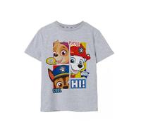PAW PATROL Jungen Graues Kurzarm-T-Shirt | Paw-Some Peekaboo - EIN Cooles T-Shirt für kleine Abenteurer | Schließe Dich der Welpenpatrouille an 7-8 Jahre