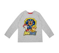 PAW PATROL Jungen Langarmshirt in verschiedenen Designs (Grau, 128)