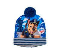 PAW PATROL Jungen Mütze mit Bommel Wintermütze (DE/NL/SE/PL, Numerisch, 54, Hellblau)