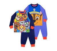PAW PATROL Jungen Schlafanzug 2er Pack Blau 110