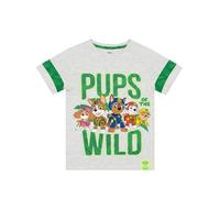 PAW PATROL Jungle Pups T-Shirt | Tshirt Kinder | Tungen Tshirt | Grau 98