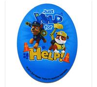 Paw Patrol Just Yelp For Help - Aufnäher, Bügelbild, Aufbügler, Applikationen, Patches, Flicken, Zum Aufbügeln, Größe: 11 x 8 cm