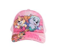 Paw Patrol Kappe für Mädchen - Girl Power Kinder Cap Basecap Baseballkappe verstellbar Rosa